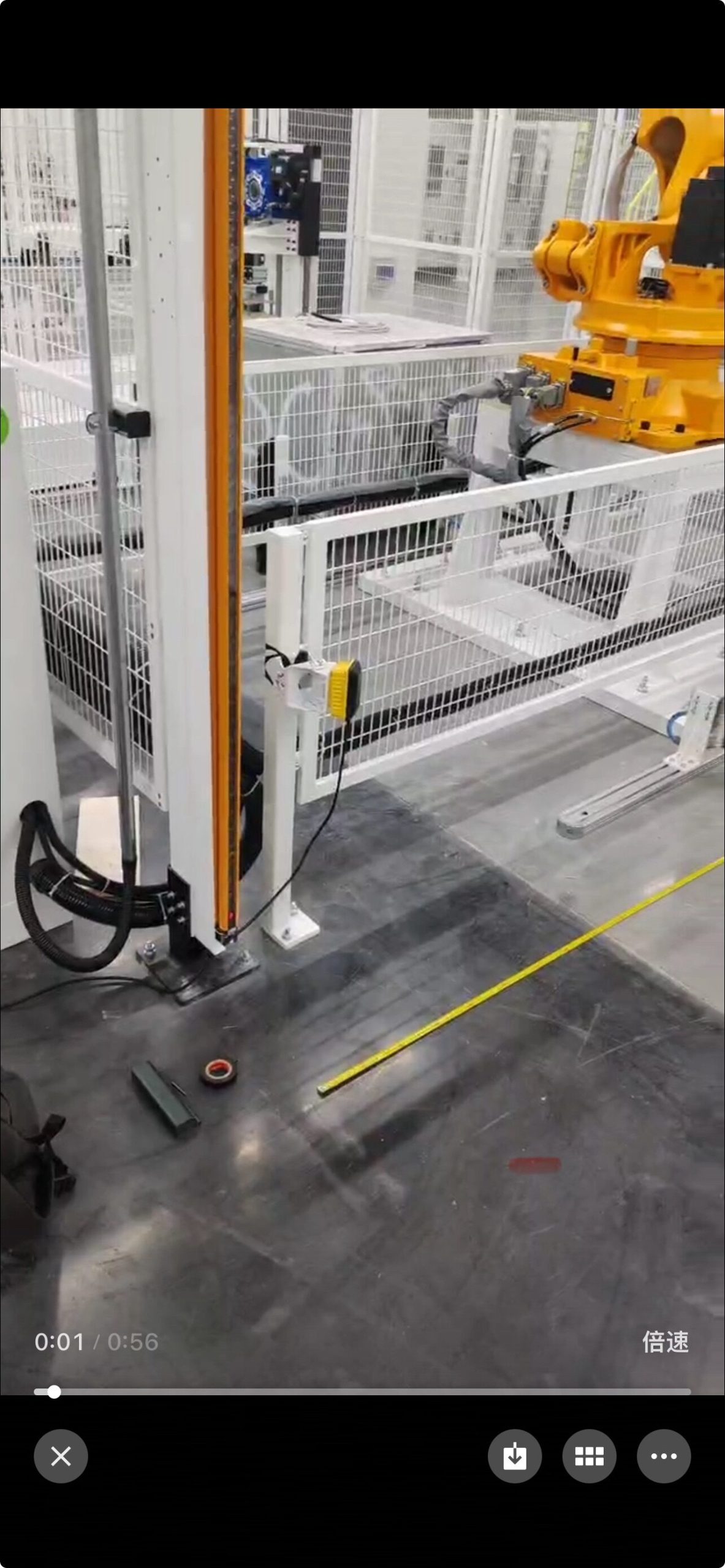 汽车工厂机器人工作站安全防护